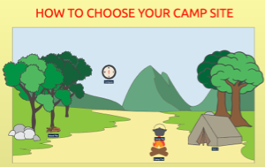 SpaceDraft your Camp sites