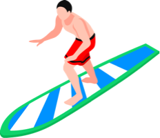 guy on surfboard
